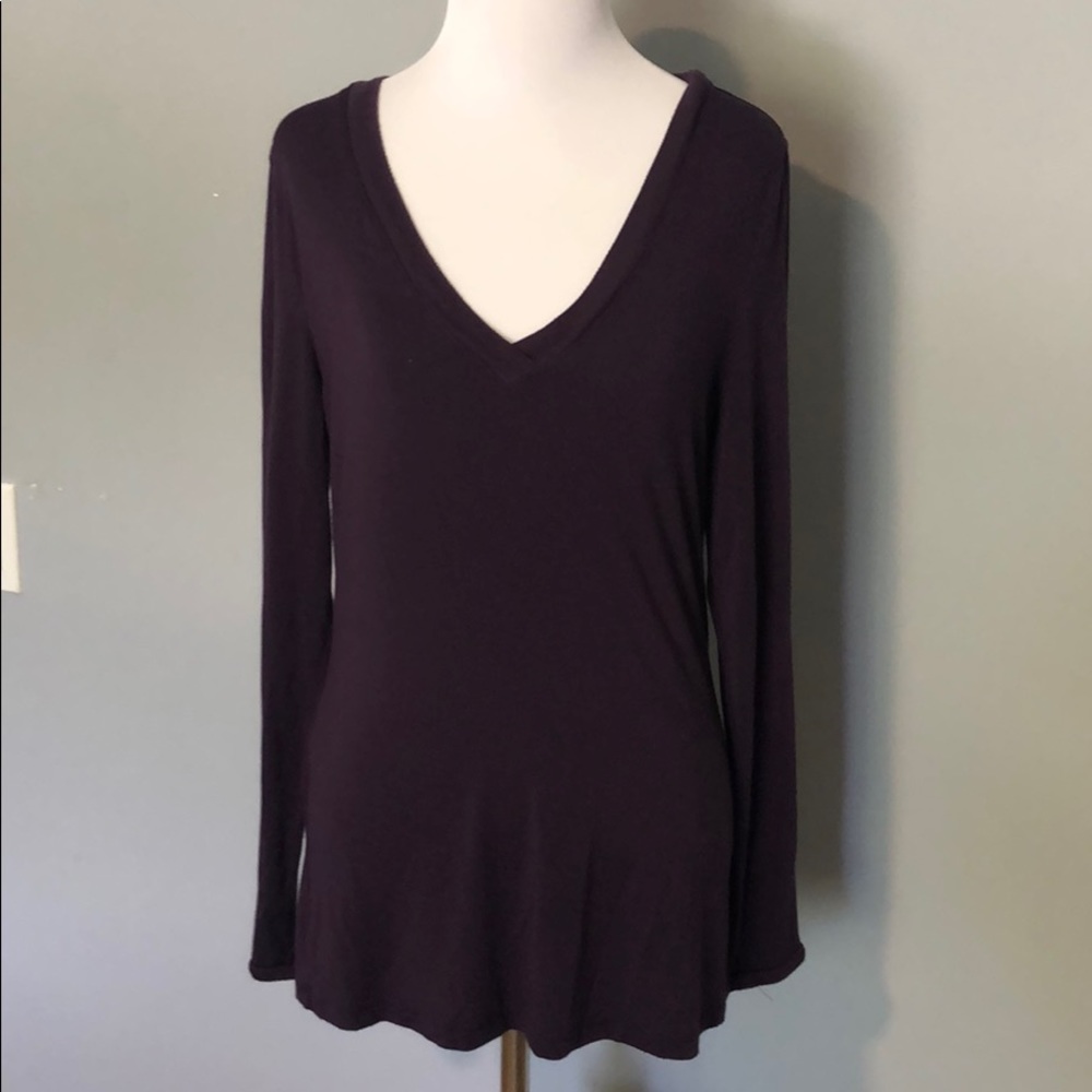 INC Plum Blouse.  Size L